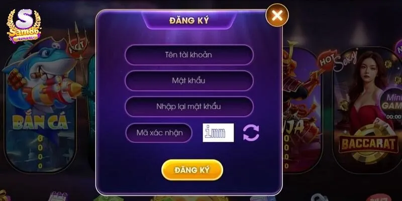 Các bước tạo tài khoản cổng game