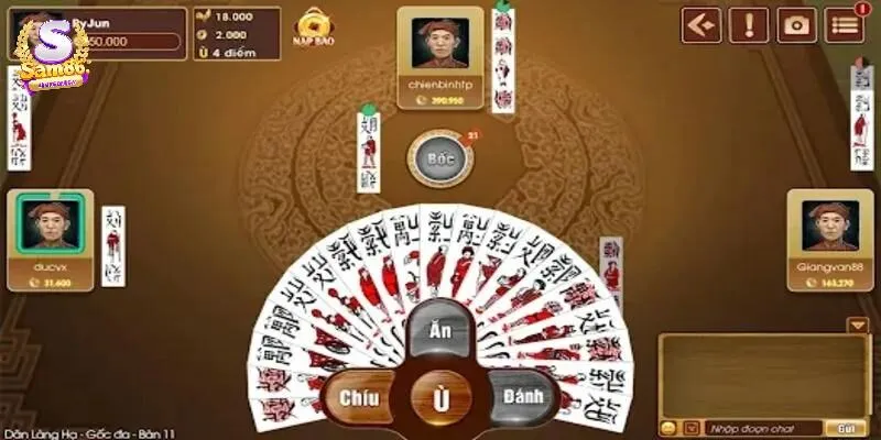 Giới thiệu sơ lược game bài Chắn Sam86