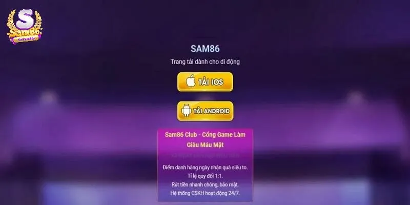 Các bước tải ứng dụng Sam68 về điện thoại